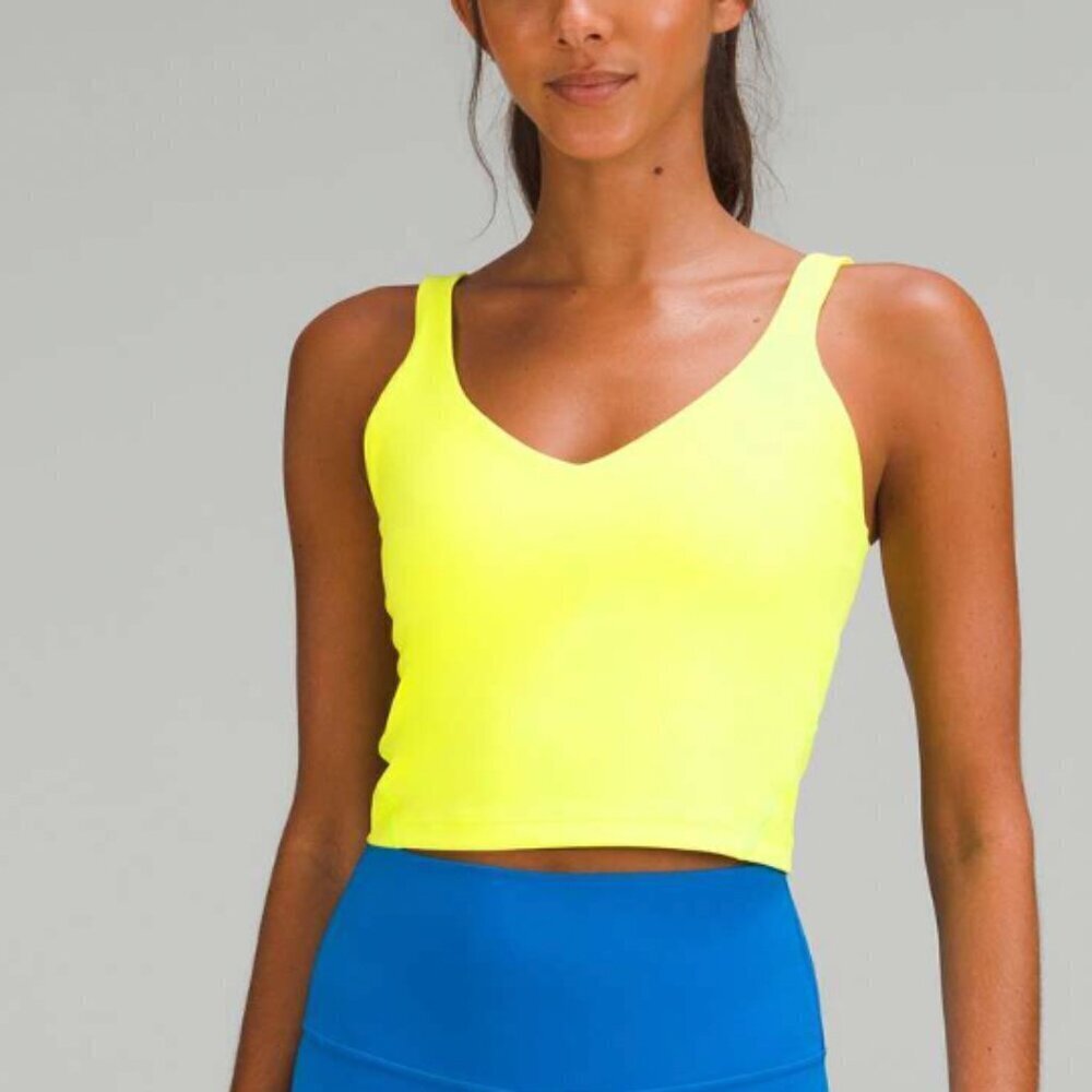 Lululemon Align Tank Top Electric Lemon Size 10